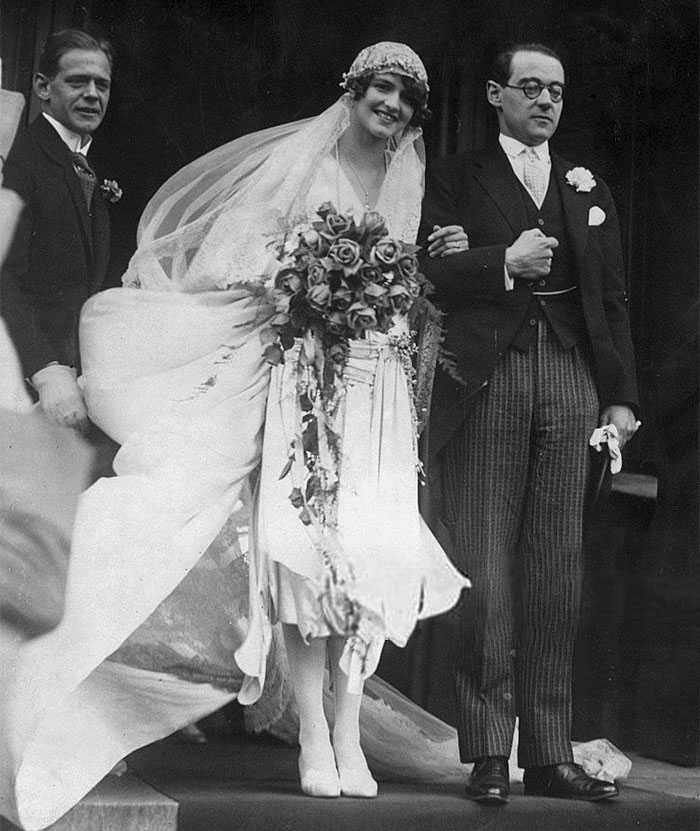 Князь Отто фон Бисмарк в день его свадьбы. 