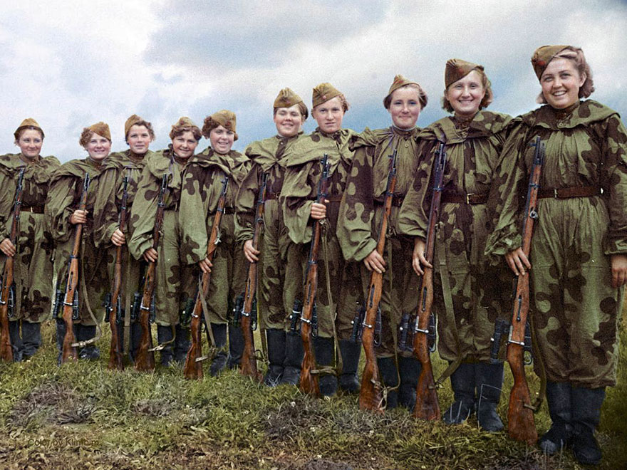 женщины-снайперы СССР