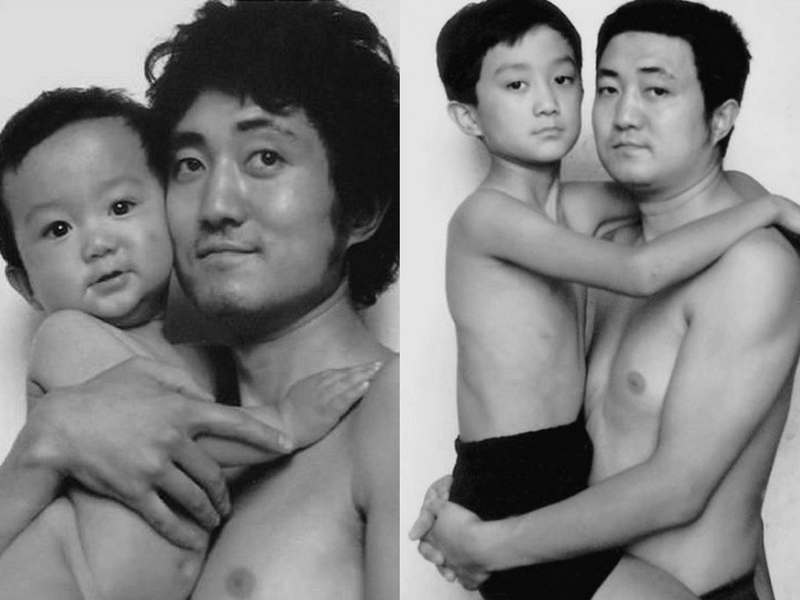 Фотографии, которые отец делал каждый год с сыном на протяжении 26 лет