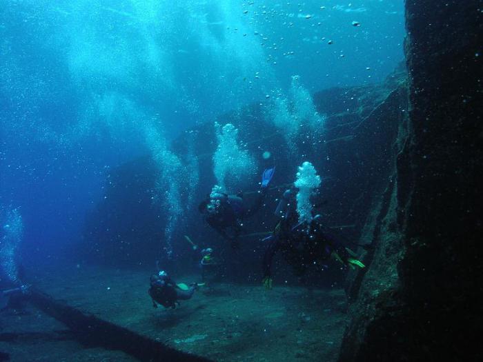 Подводные руины Йонагуни