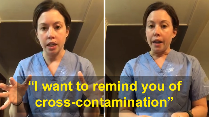 Бывшая медсестра поделилась информативным видео о распространении коронавируса.